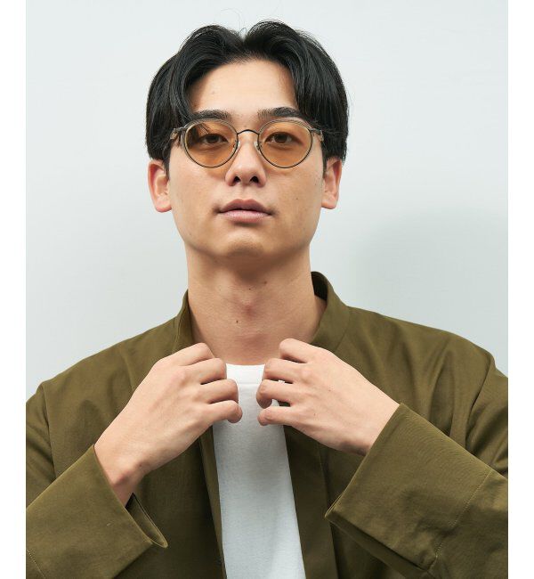  「Zoff|UNITED ARROWS| ボストン型 サングラス ユナイテッドアローズ プレミアム 軽量」|サングラス|ブラウン