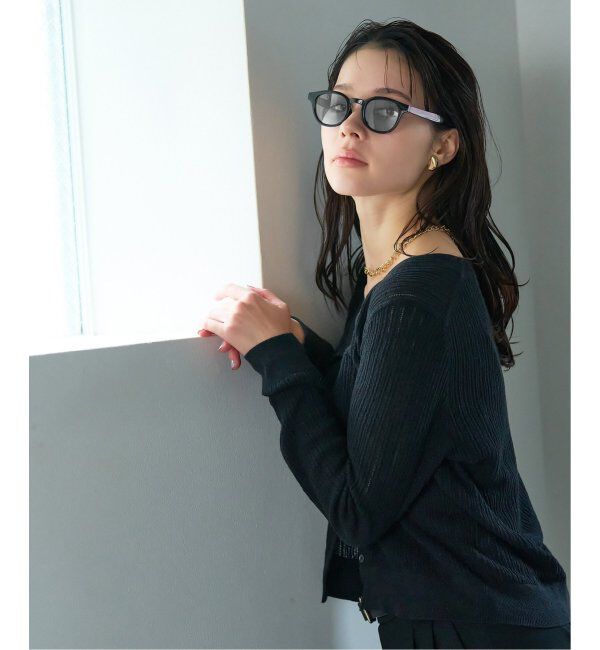  「【WEB限定】ウェリントン型 サングラス | カラーレンズ 軽量 トレンド 紫外線対策 UVカット ユニセックス」|サングラス|