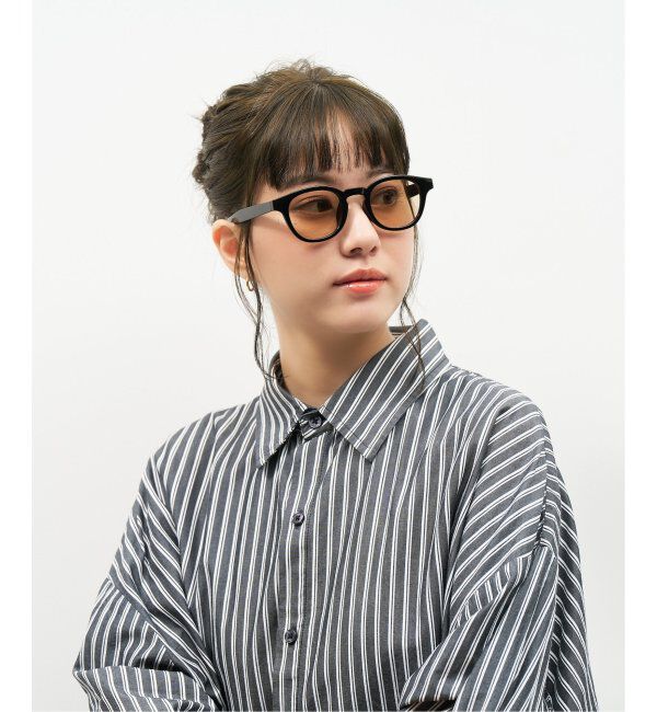  「【WEB限定】ウェリントン型 サングラス | カラーレンズ 軽量 トレンド 紫外線対策 UVカット ユニセックス」|サングラス|