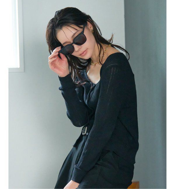  「【WEB限定】ウェリントン型 サングラス | カラーレンズ 軽量 トレンド 紫外線対策 UVカット ユニセックス」|サングラス|