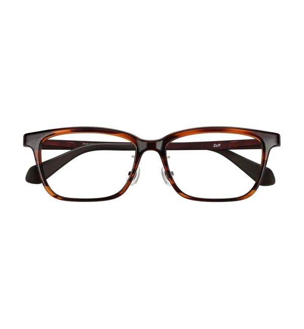  「ウェリントン型 メガネ | 、 レンズ交換券付」|メガネ|薄ブラウン1