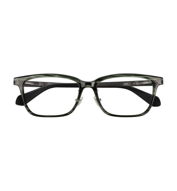  「ウェリントン型 メガネ | 、 レンズ交換券付」|メガネ|グリーン