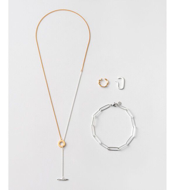 Jouete「[WEB LIMITED] イヤーカフス/ブレスレット/ネックレス セット」|ネックレス|ゴールド系その他