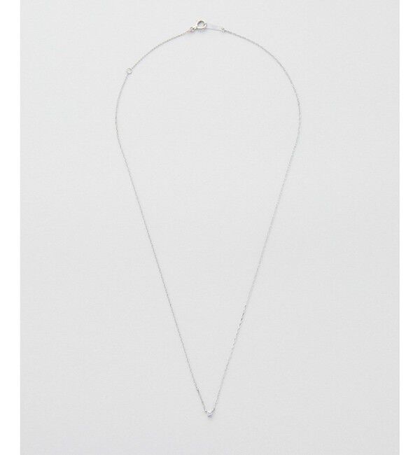 Jouete「K18WG ダイヤモンド ネックレス」|ネックレス|