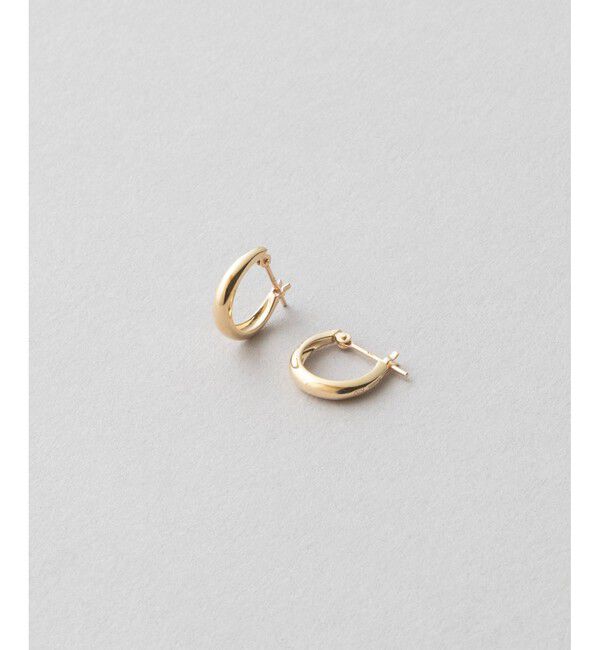 Jouete「K10YG フープピアス プランプ」|ピアス|