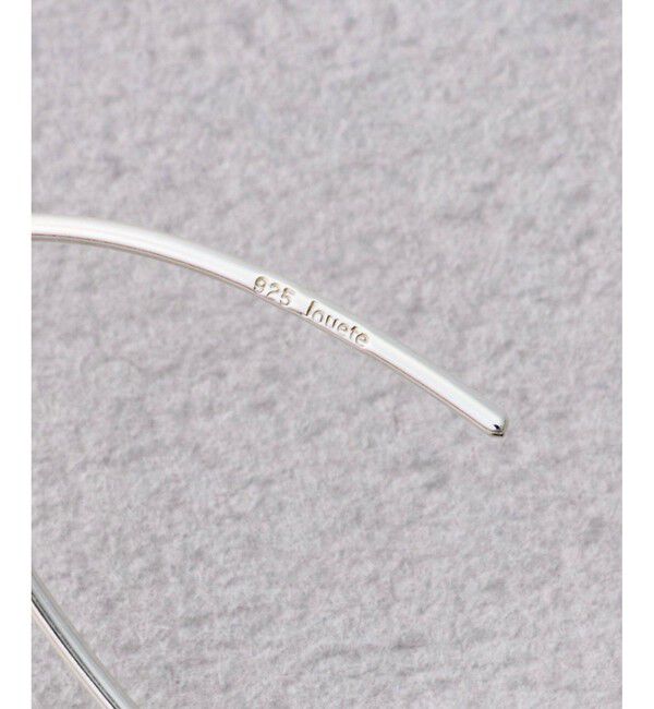 Jouete「ピアス ブルーカルセドニー コンビカラー」|ピアス|