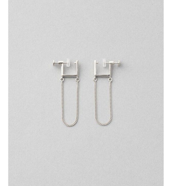 Jouete「[プッシュイヤリング] チェーン」|イヤリング|プラチナム