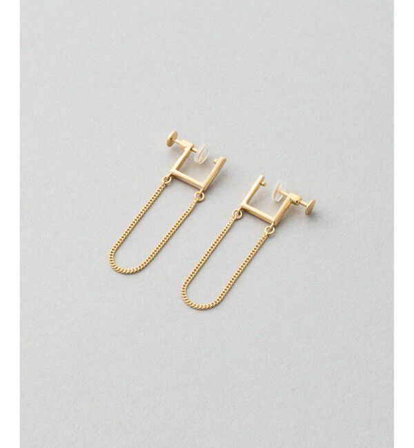 Jouete「[プッシュイヤリング] チェーン」|イヤリング|