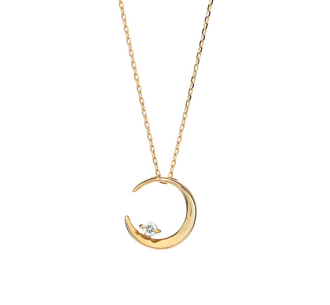 STAR JEWELRY「DIAMOND MOONLIGHT」|ネックレス|イエローゴールド