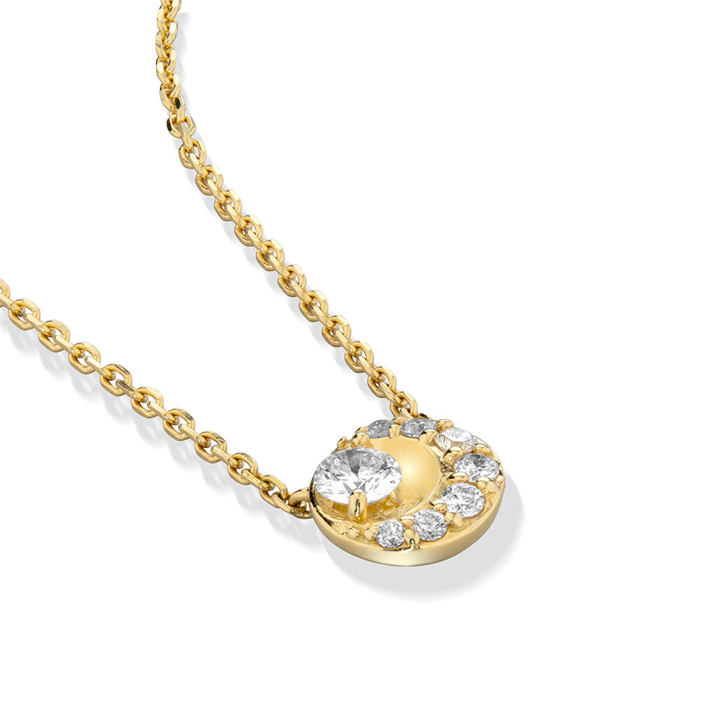 STAR JEWELRY「DOUBLE MOON SETTING」|ネックレス|