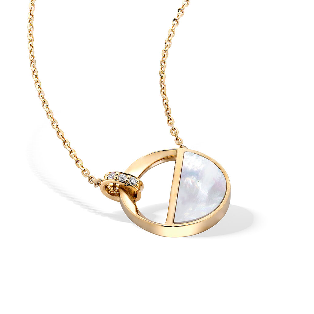 STAR JEWELRY「WAXING MOON」|ネックレス|