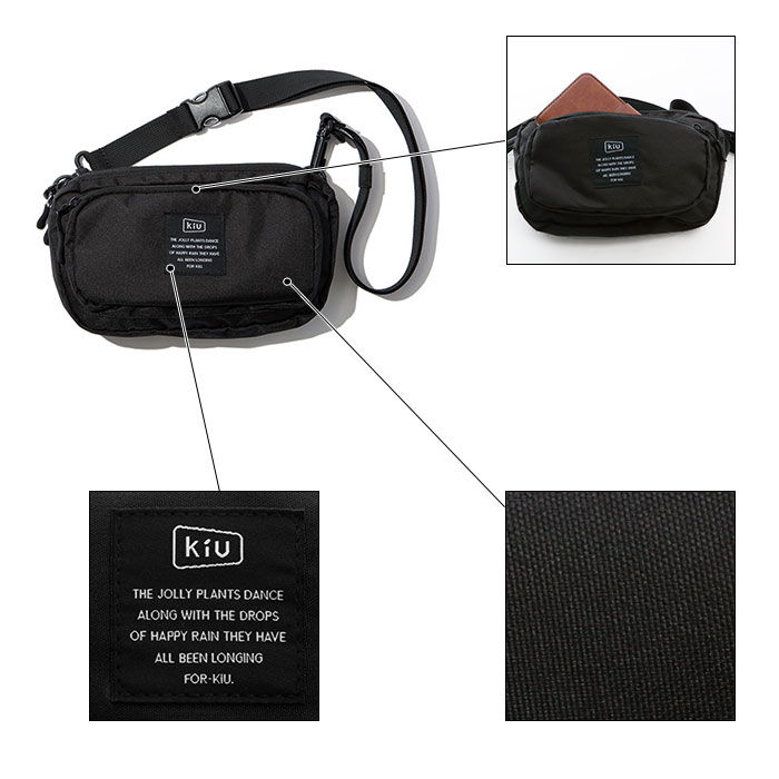 KiU「ショルダーバッグ レディース 斜めがけ 通販 メンズ かっこいい ブランド KIU 小さめ 撥水」|ショルダー・メッセンジャー|