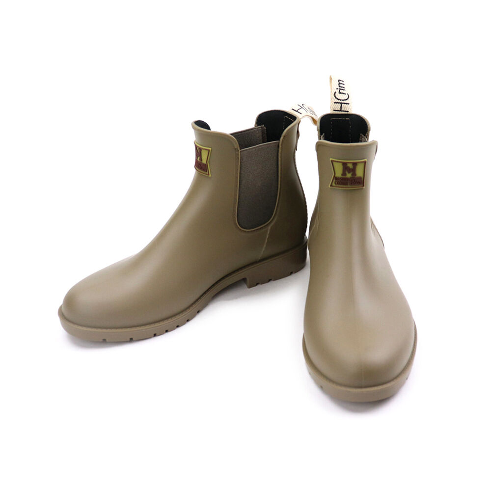 BACKYARD FAMILY「サイドゴアブーツ レディース 通販 レインシューズ ブランド ハッシュドコーデ おしゃれ 長靴」|ショートブーツ|ベージュ1