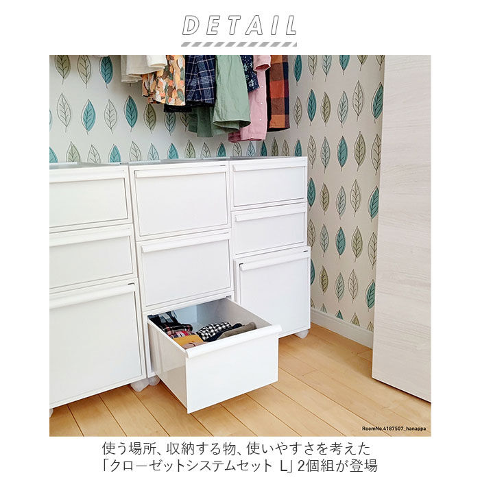 like-it「収納ケース 引き出し 通販 クローゼットシステム L 2個組 ライクイット like it 収納」|その他|