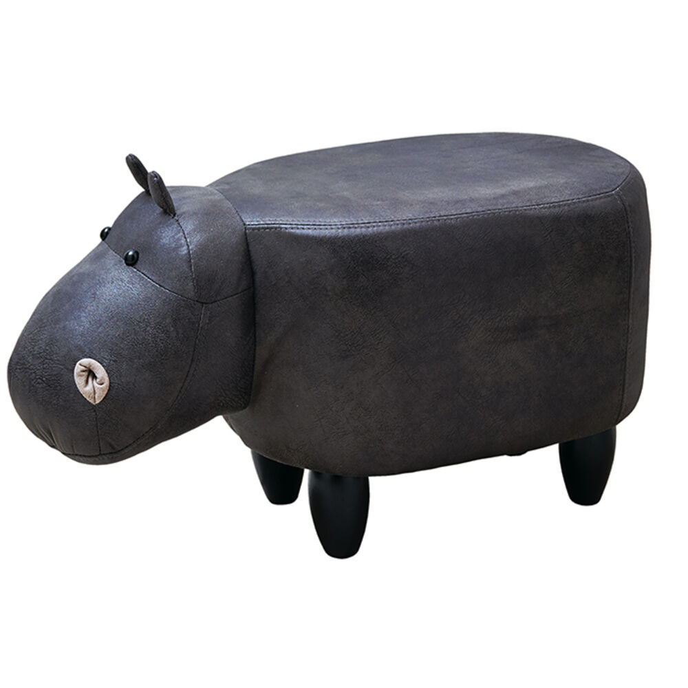 BACKYARD FAMILY「アニマル スツール 楽天 かばモチーフ ポール オットマン En Fance EF-ST02」|その他|グレー1