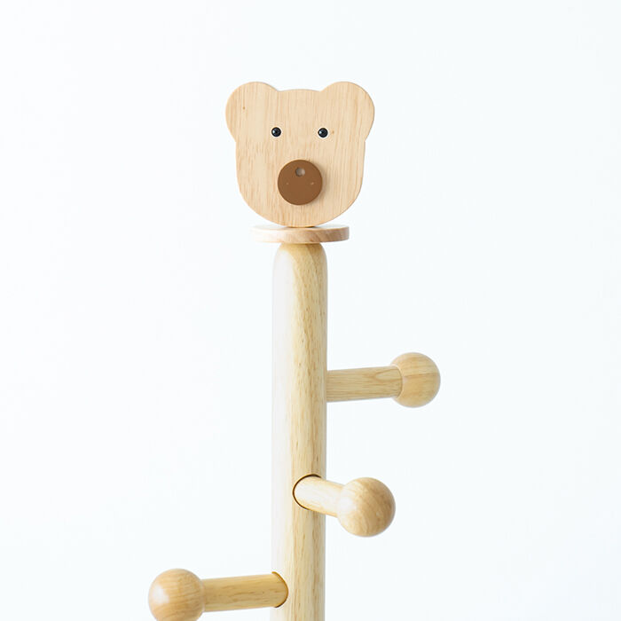 BACKYARD FAMILY「ポールハンガー 子供 通販 ハンガーラック キッズハンガーラック キッズハンガーくま 永井興産」|その他|