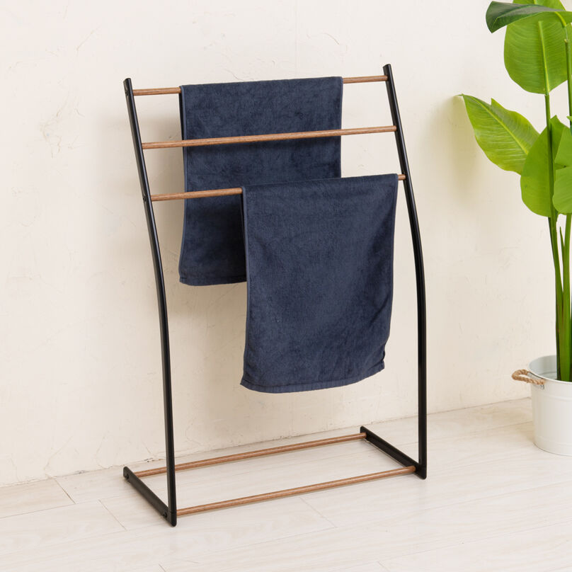 BACKYARD FAMILY「物干しスタンド おしゃれ 通販 タオルスタンド タオル掛け スマートタオルスタンド 永井興産」|その他|