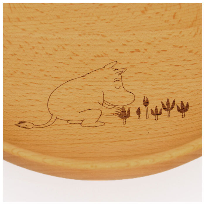 BACKYARD FAMILY「ムーミン 食器 通販 木製 プレート 皿 お皿 ラウンドプレート 丸皿 ラウンドディッシュ M」|食器・キッチングッズ|