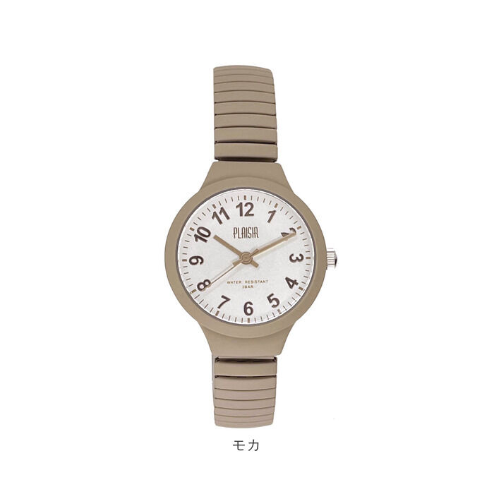 BACKYARD FAMILY「Plaisir プレジール 腕時計 レディース ジャバラ 通販 ニッケルフリー ジャバラウォッチ」|腕時計|