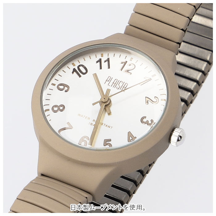 BACKYARD FAMILY「Plaisir プレジール 腕時計 レディース ジャバラ 通販 ニッケルフリー ジャバラウォッチ」|腕時計|