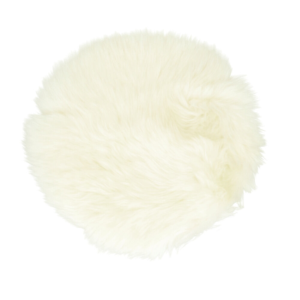 BACKYARD FAMILY「ムートン クッション ピースクッション 通販 ムートンクッション シートクッション 座布団 ウール」|その他|ホワイト1