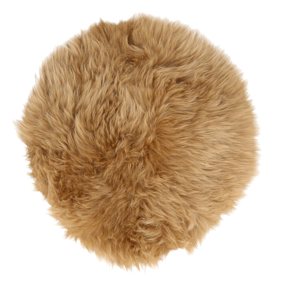 BACKYARD FAMILY「ムートン クッション ピースクッション 通販 ムートンクッション シートクッション 座布団 ウール」|その他|ブラウン1