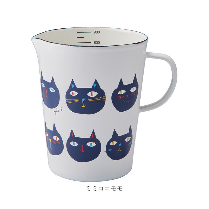 BACKYARD FAMILY「ホーロー 計量カップ Lサイズ 通販 メジャーカップ ほうろう 耐熱 ホーロー製 目盛り付き」|食器・キッチングッズ|