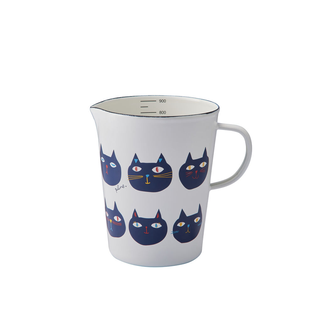 BACKYARD FAMILY「ホーロー 計量カップ Lサイズ 通販 メジャーカップ ほうろう 耐熱 ホーロー製 目盛り付き」|食器・キッチングッズ|ホワイト2