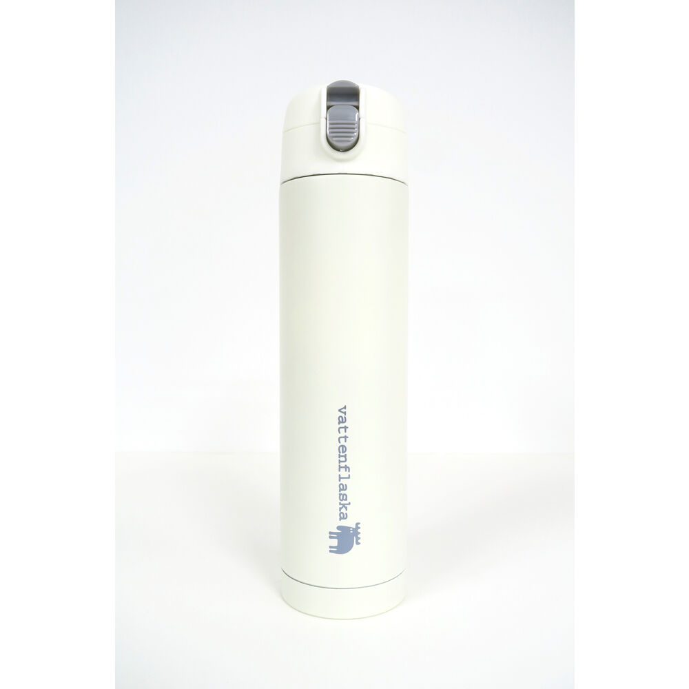 moz「moz 水筒 モズ 通販 450ml ワンタッチボトル 直飲み水筒 マグボトル ワンタッチ 直飲み」|食器・キッチングッズ|ホワイト1