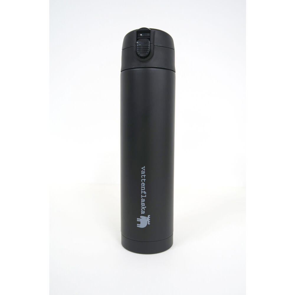 moz「moz 水筒 モズ 通販 450ml ワンタッチボトル 直飲み水筒 マグボトル ワンタッチ 直飲み」|食器・キッチングッズ|ブラック1