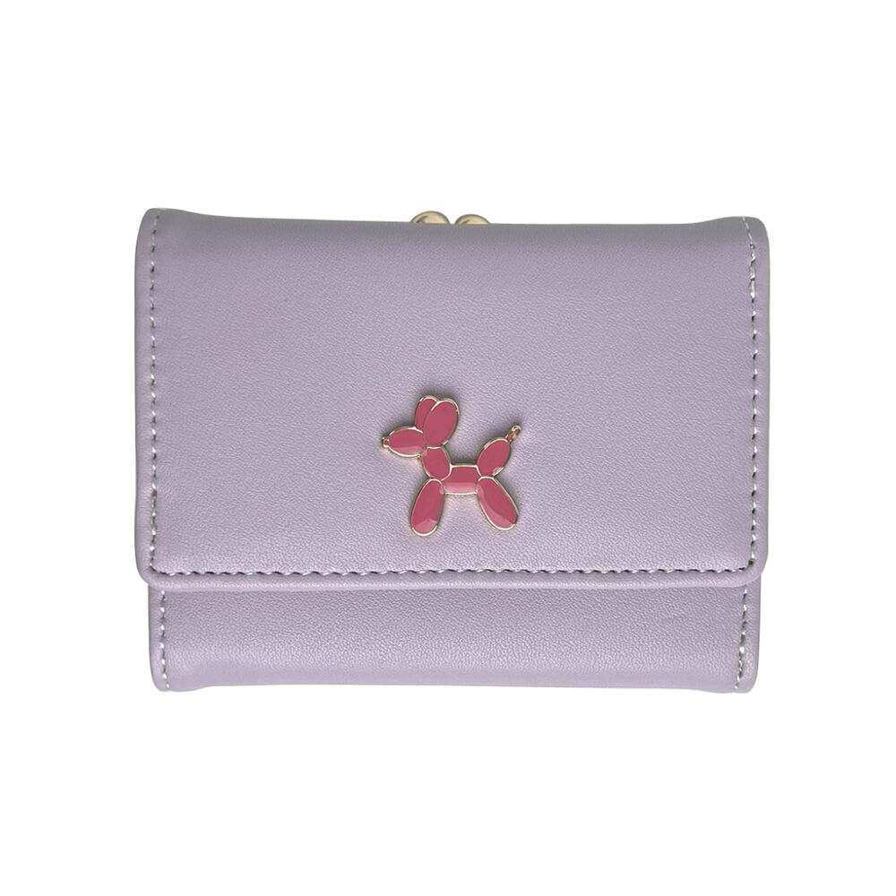 BACKYARD FAMILY「財布 三つ折り レディース 通販 折りたたみ財布 三つ折り財布 折財布 折り財布 がま口財布」|財布|パープル1