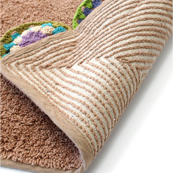 BACKYARD FAMILY「フロアマット 半円形 かわいい 通販 マット 玄関マット ドアマット ラグ 敷物」|その他|