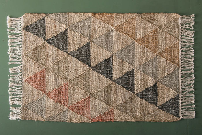 BACKYARD FAMILY「マット おしゃれ ラグマット 通販 デザインマット 長方形 ラグ ジュート ファブリック」|その他|