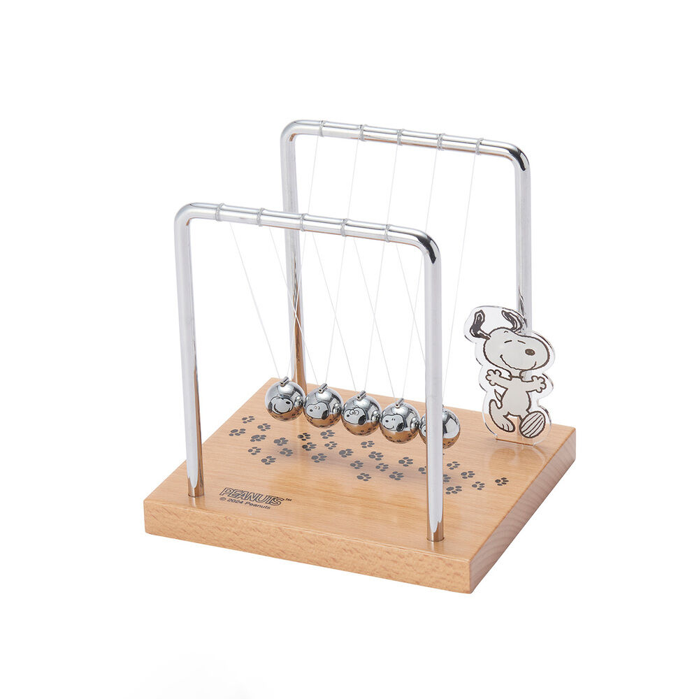 BACKYARD FAMILY「スヌーピー ニュートンのゆりかご 通販 オブジェ インテリア 動く 置物 茶谷産業 PEANUTS」|その他|シルバー1