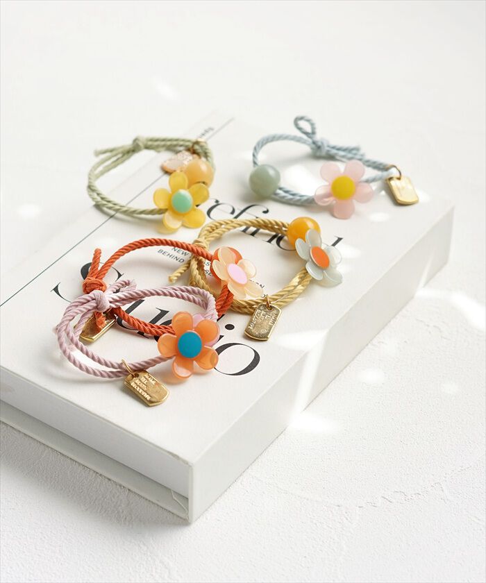 BACKYARD FAMILY「Rora ヘアゴム 5個セット キッズ 通販 ブレンダ 髪ゴム 髪飾り 髪どめ 髪留め」|ヘアゴム・シュシュ|