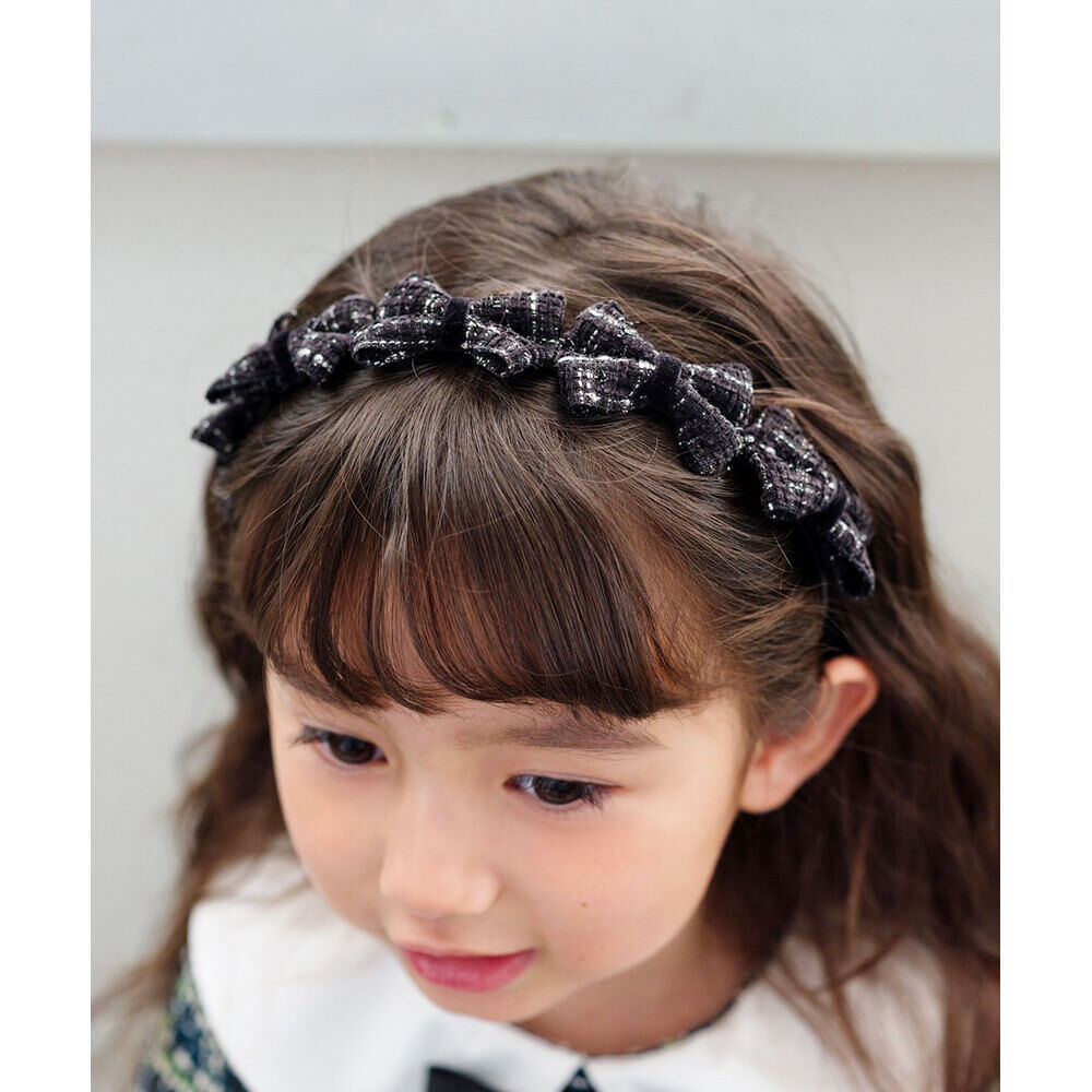 BACKYARD FAMILY「リボン カチューシャ キッズ 通販 Rora ローラ パハリータ 髪飾り 髪留め 髪どめ」|その他|ブラック1