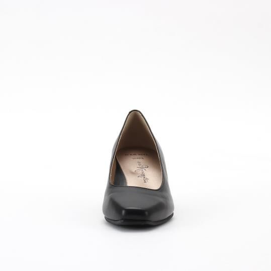 銀座かねまつ「LSBO2452BSSHPBLK　【防水】【本革】【Bワイズ】アクアベルスレンダーパンプス」|パンプス|