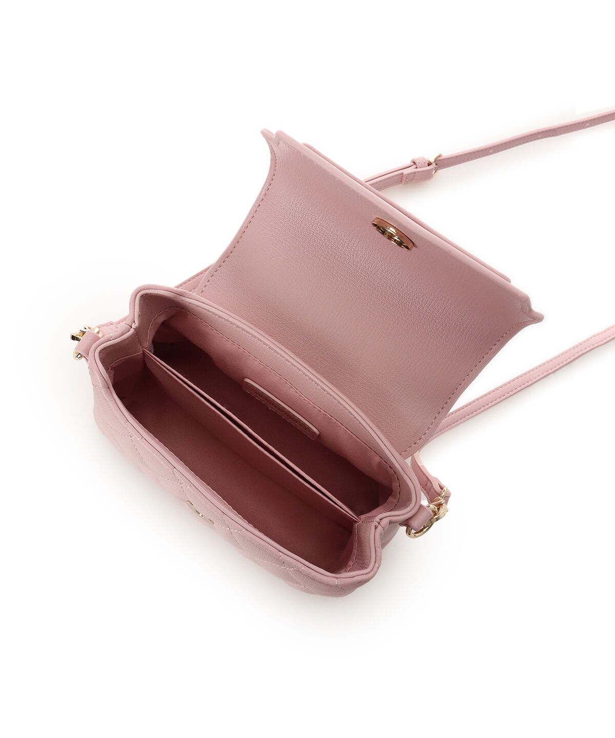 Samantha Vega「スクエアビジューキルトフラップショルダーバッグ」|ショルダー・メッセンジャー|