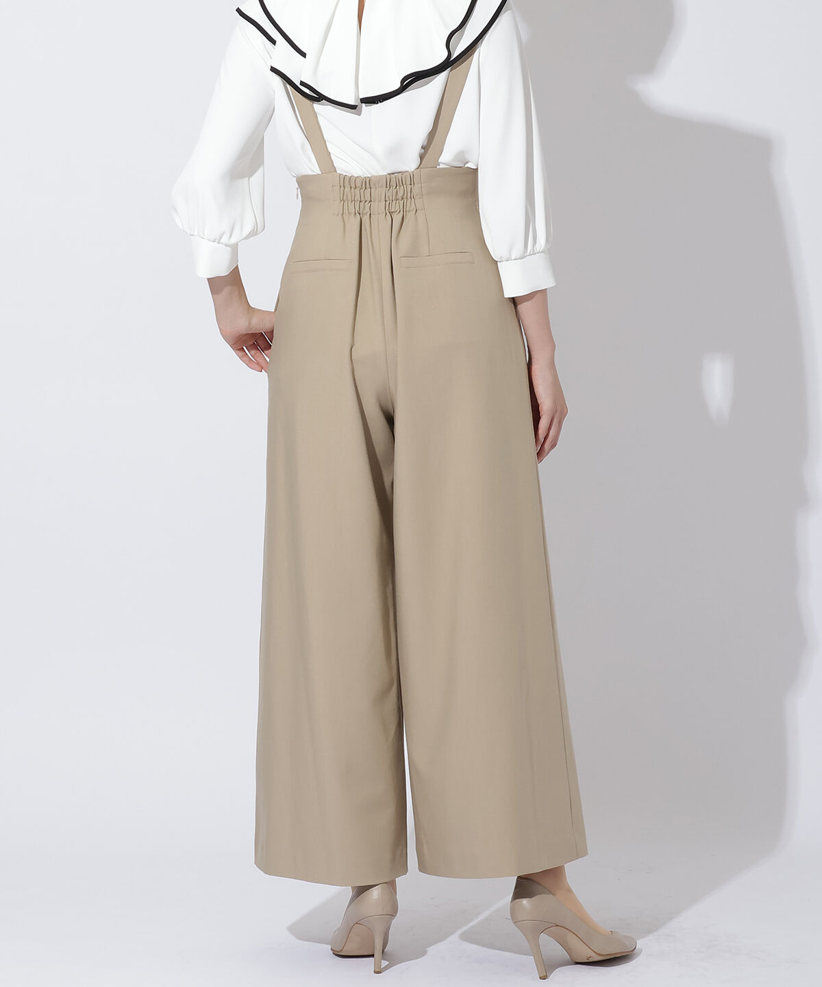 アンドクチュール「サスペ付きワイドパンツ」|その他|