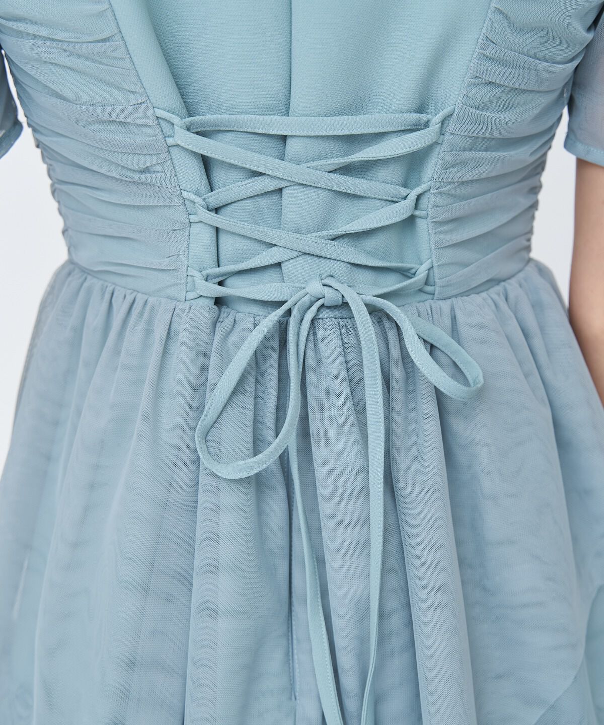 アンドクチュール「チュールギャザードレス」|ドレス|