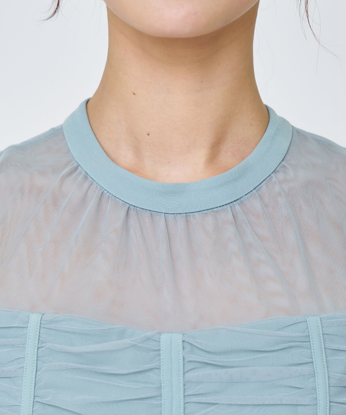 アンドクチュール「チュールギャザードレス」|ドレス|