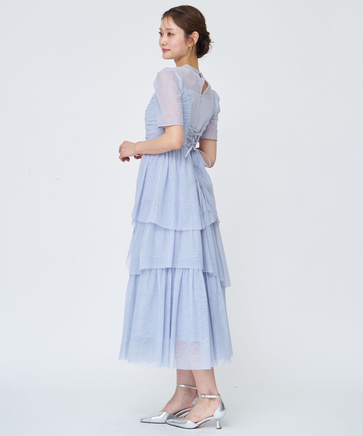 アンドクチュール「チュールギャザードレス」|ドレス|