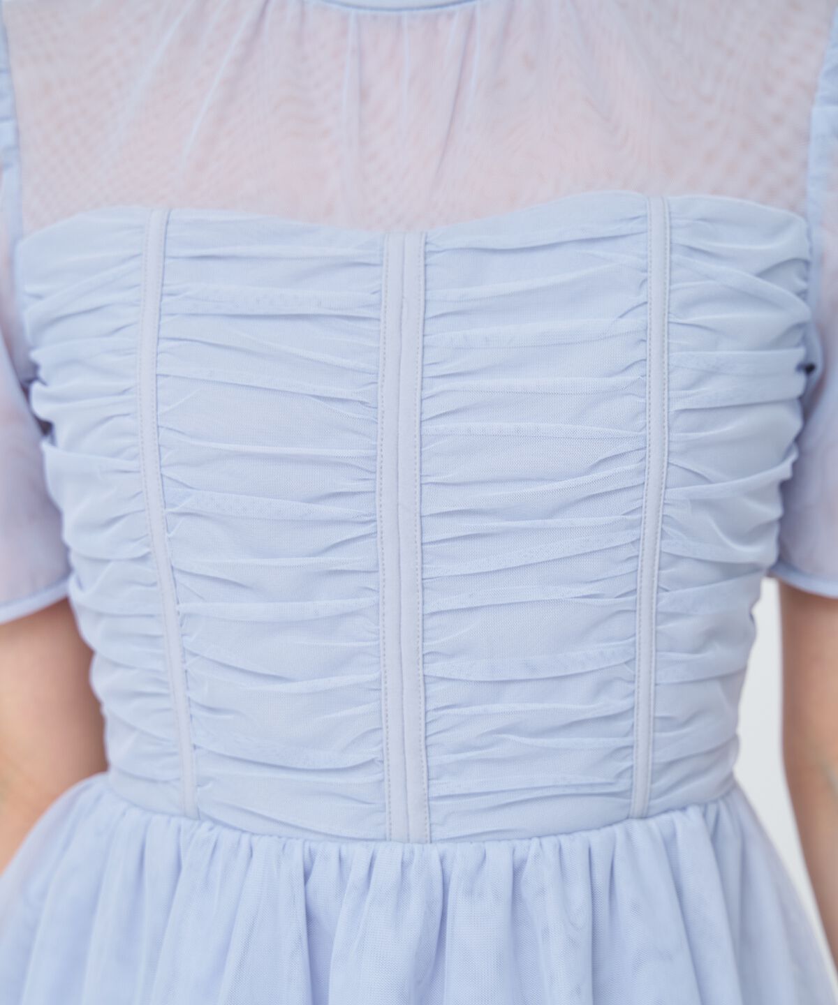 アンドクチュール「チュールギャザードレス」|ドレス|