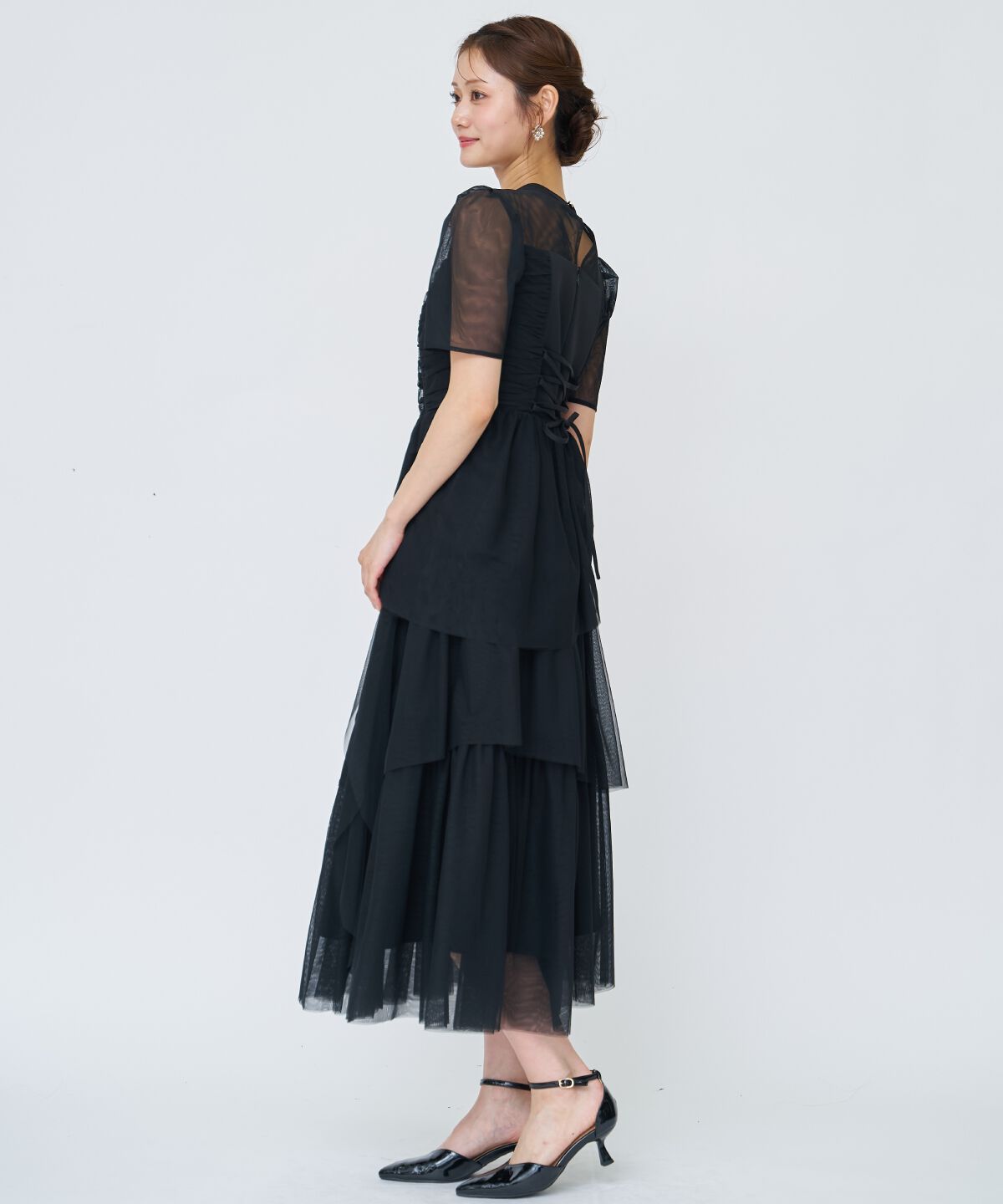 アンドクチュール「チュールギャザードレス」|ドレス|