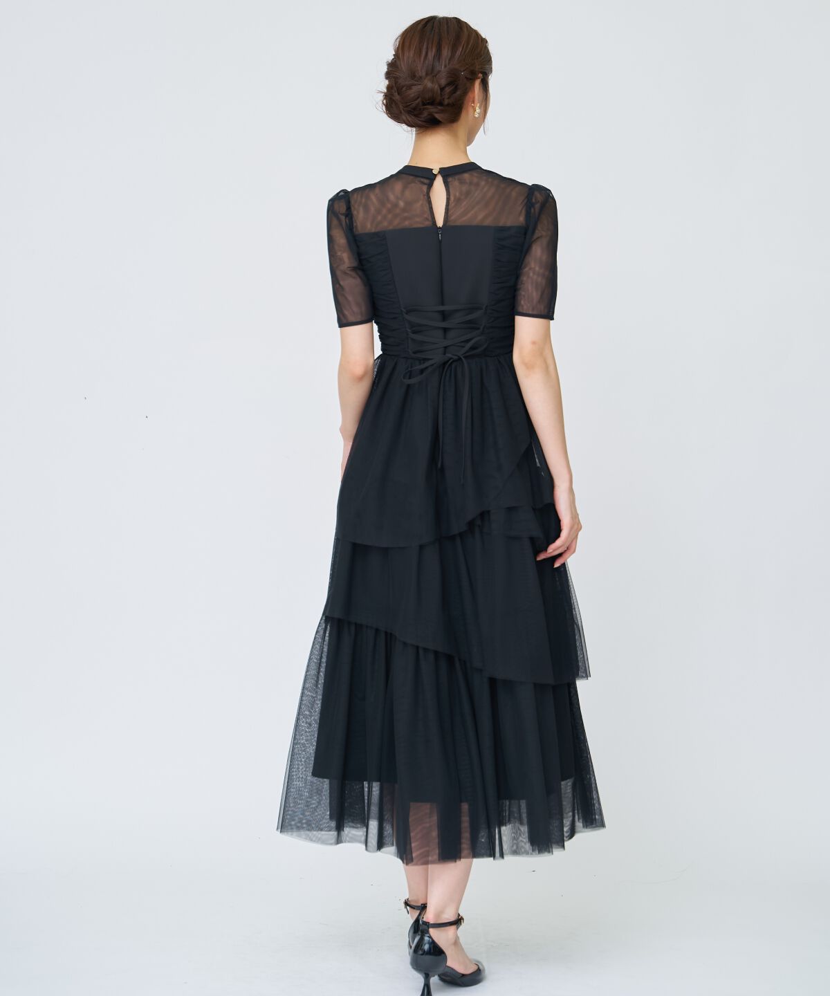 アンドクチュール「チュールギャザードレス」|ドレス|