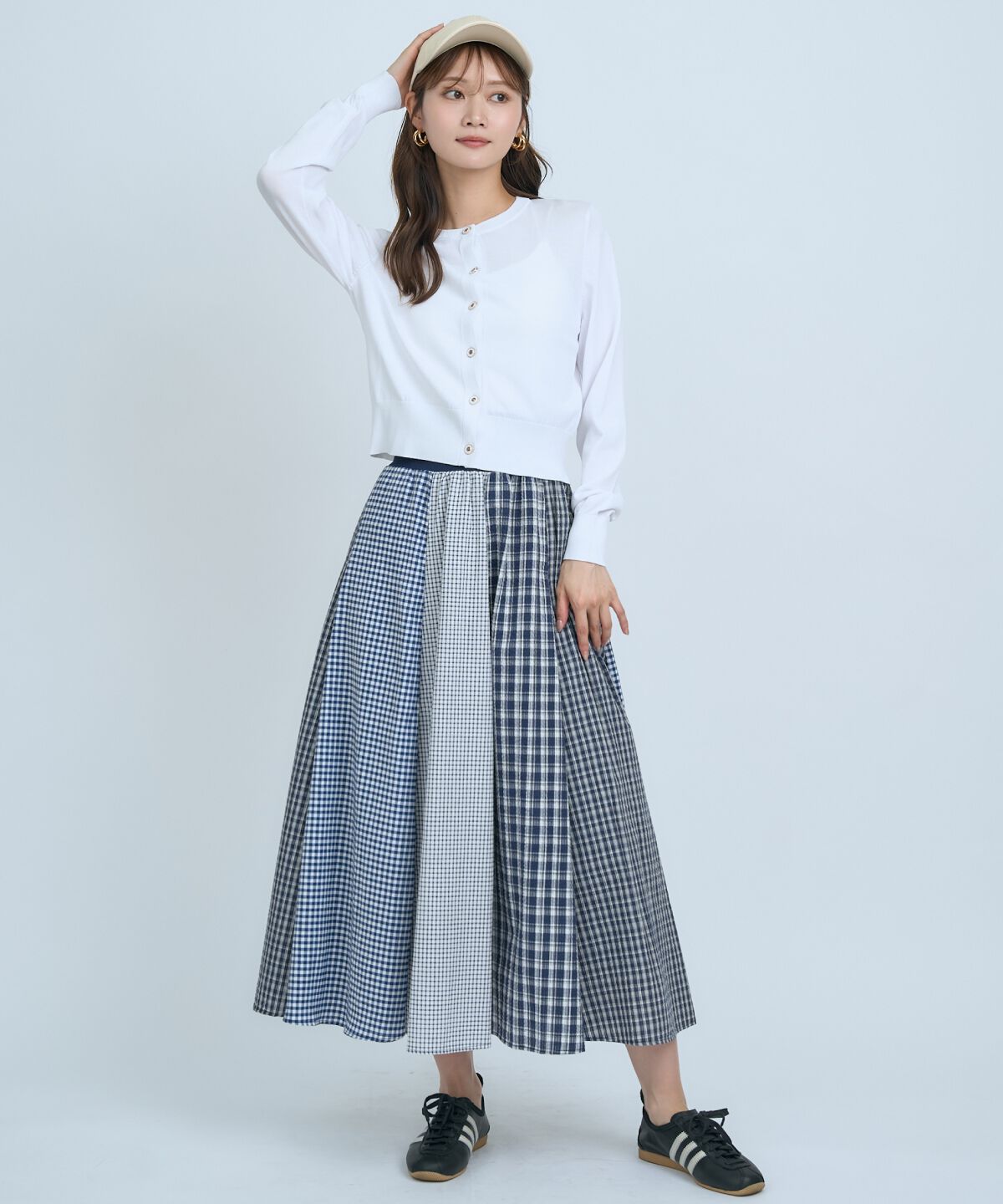 アンドクチュール「クルーネックカーディガン」|カーディガン|