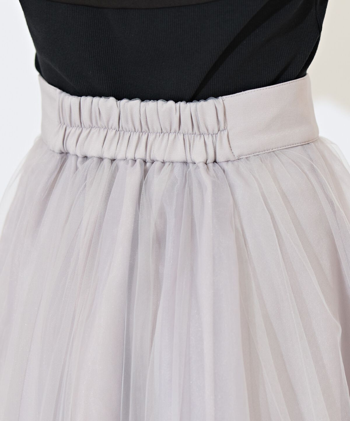 WILLSELECTION「ニュアンスカラーチュールティアードスカート」|フレア|