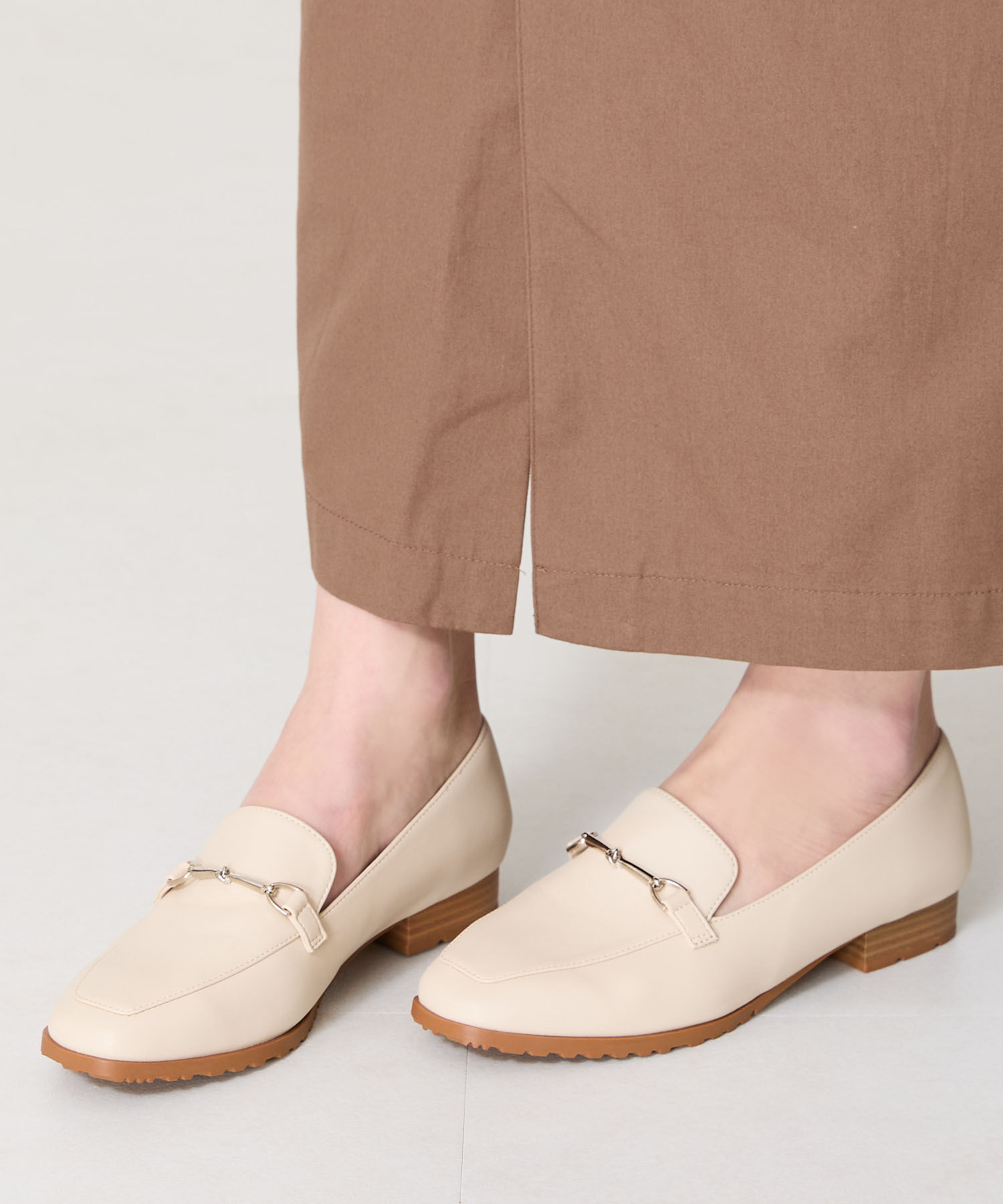 ORiental TRaffic「【防水】ビットモチーフレインローファー/R-1014 レインシューズ レインローファー 人気 トレンド」|パンプス|