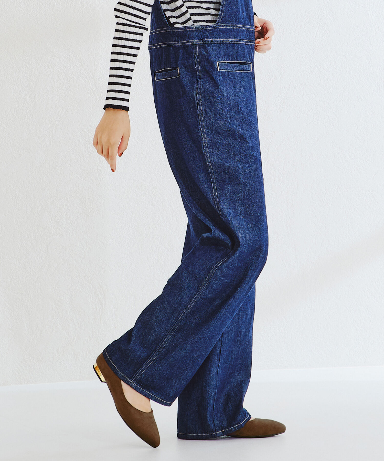 ORiental TRaffic「【WEB限定 / 累計16万足突破】ポインテッドトゥ フラット パンプス /R-4007 通勤靴 厚手クッション」|パンプス|