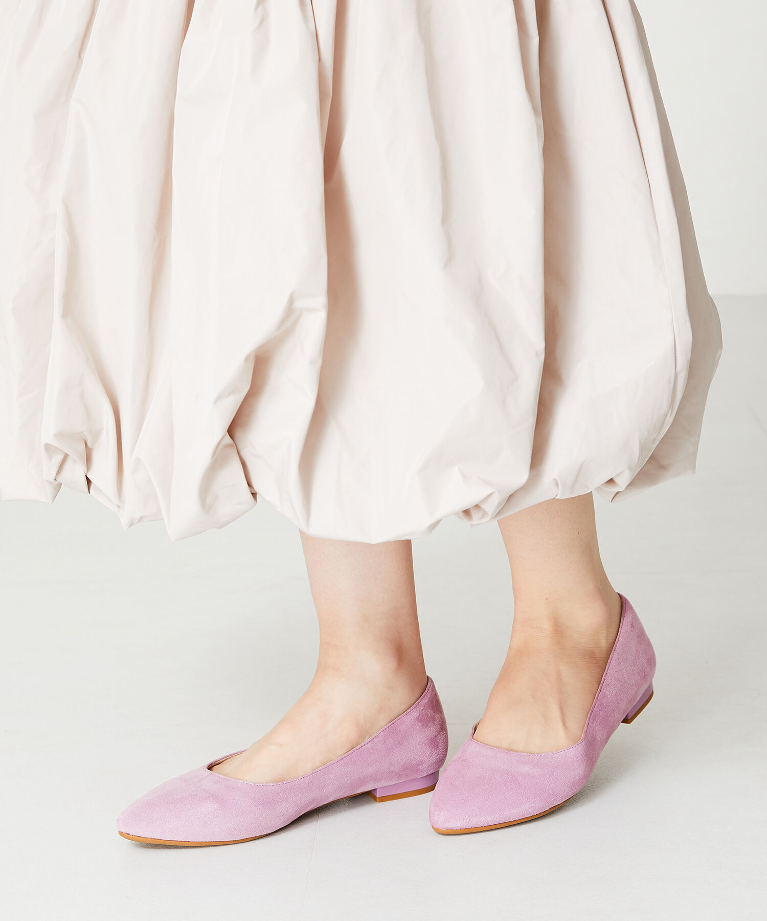 ORiental TRaffic「【跳べるパンプス/シリーズ累計１５０万足突破】プレーン フラット ヒール/R-3212 パンプス」|パンプス|